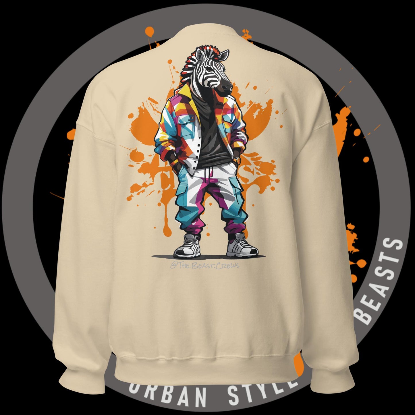 Zebra Full Color - Unisex Sweatshirt