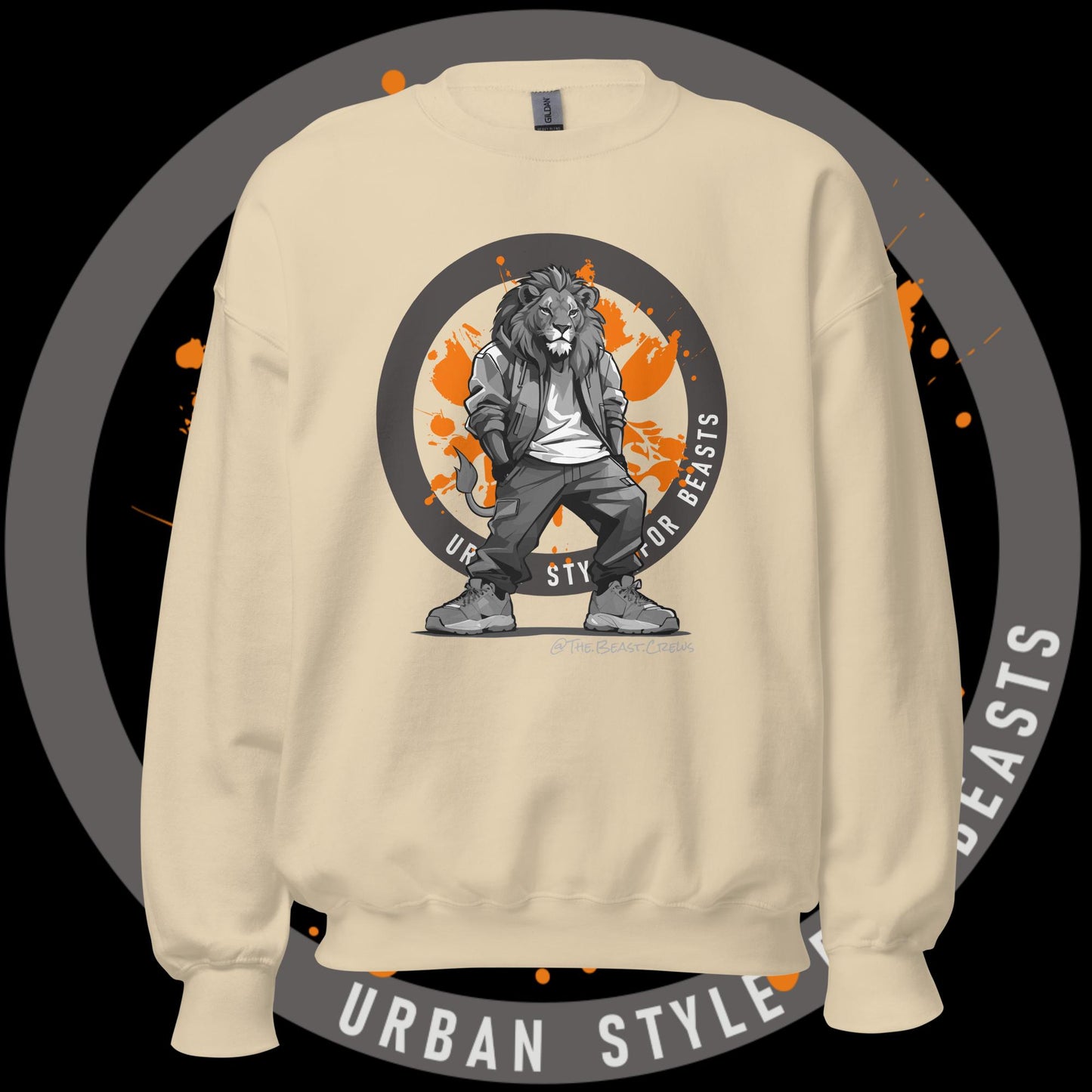 Lion Grayscale - Unisex Sweatshirt