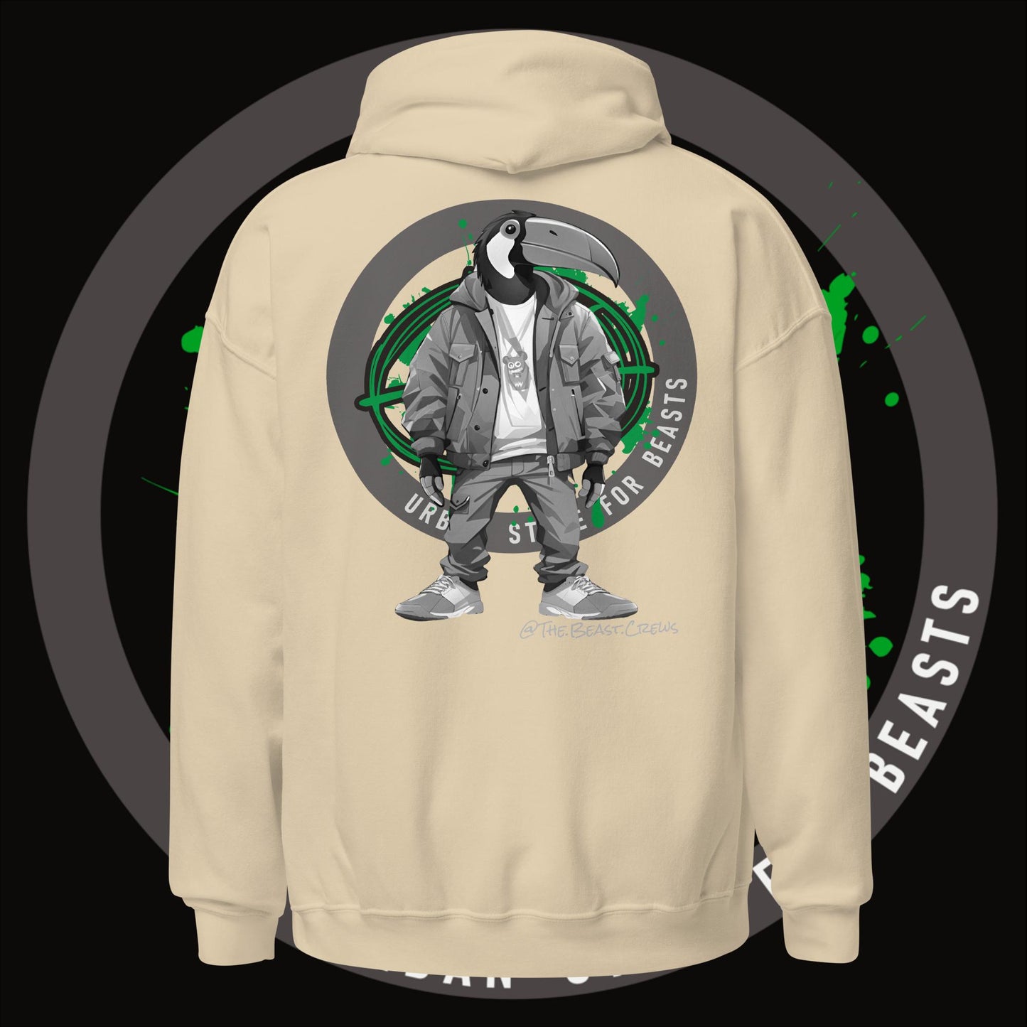 Toucan Grayscale - Unisex Hoodie