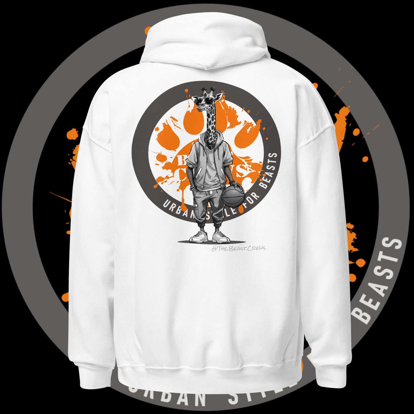 Giraffe Grayscale - Unisex Hoodie