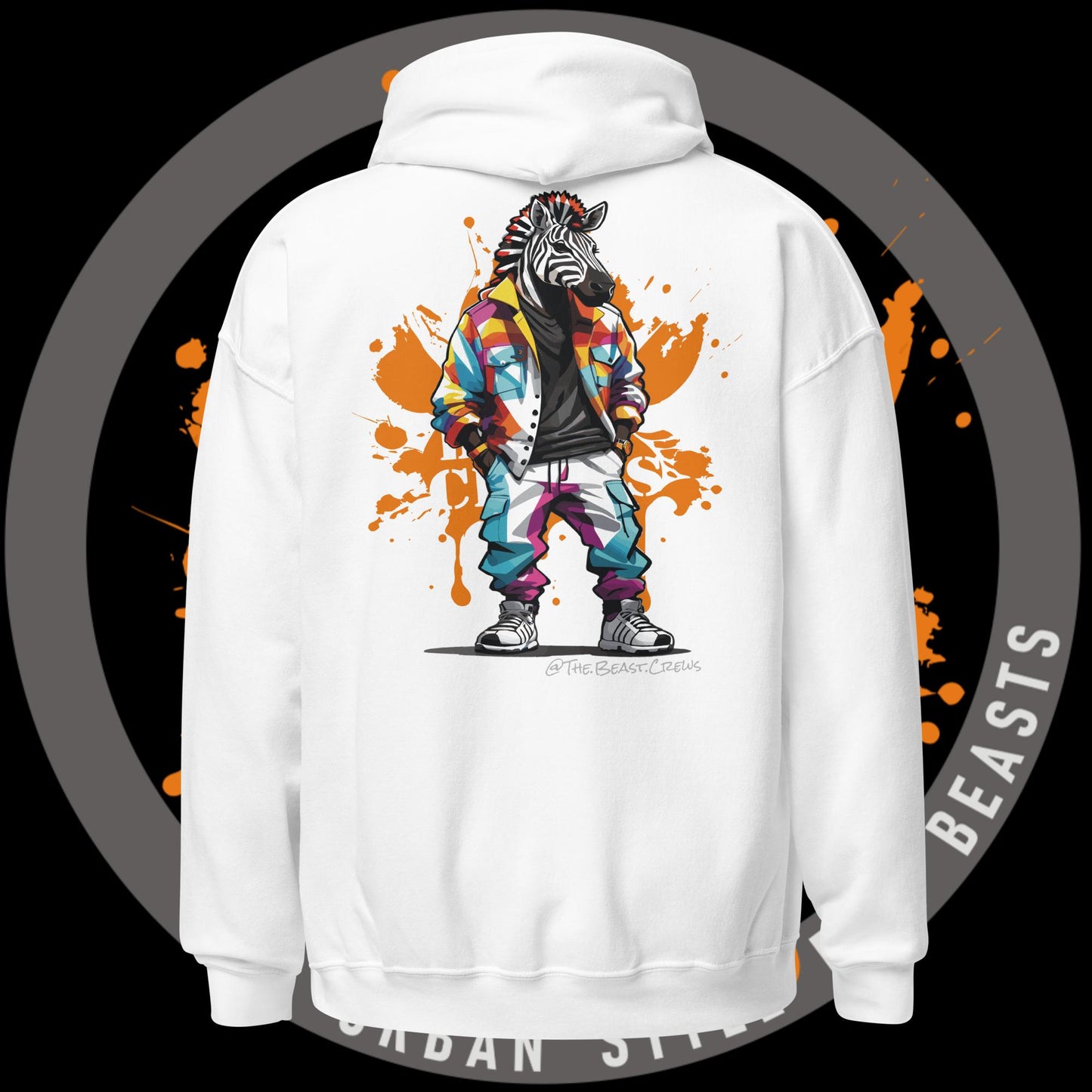 Zebra Full Color - Unisex Hoodie
