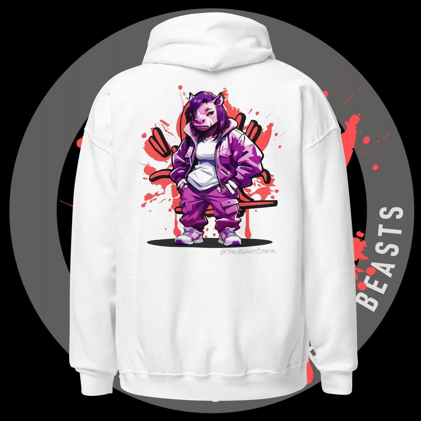 Rhino Queen Full Color - Unisex Hoodie