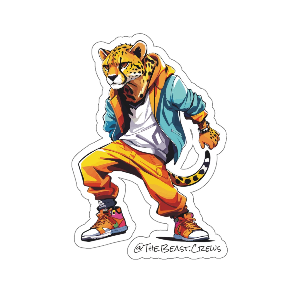 Cheetah Sticker