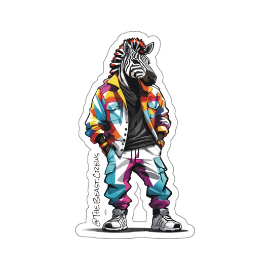 Zebra Sticker