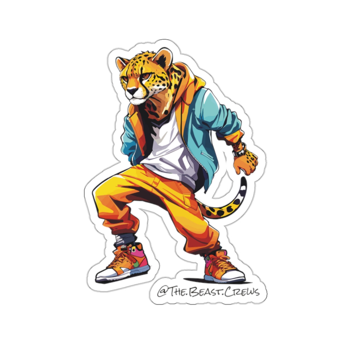 Cheetah Sticker