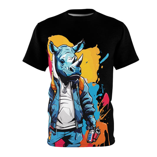 Rhino Full Color Big Print T-Shirt