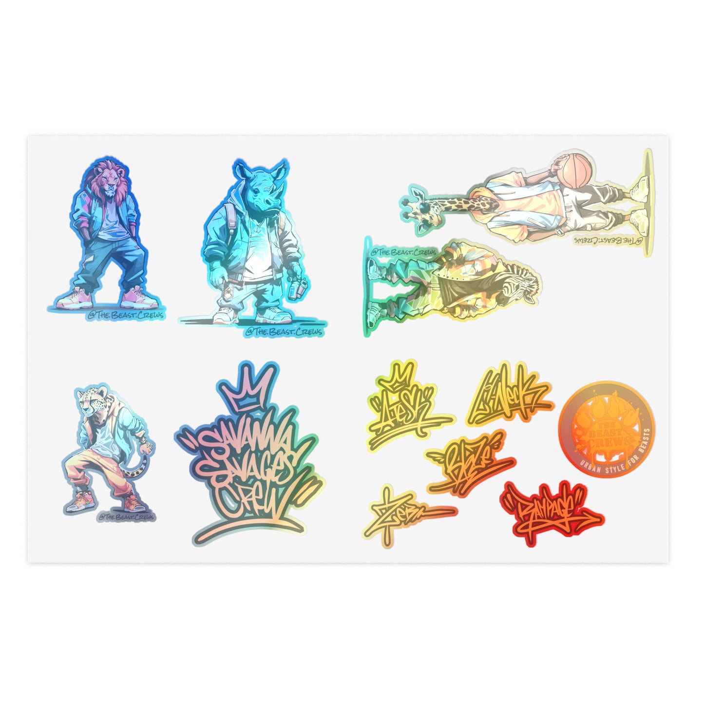 Savanna Savages Sticker Sheets