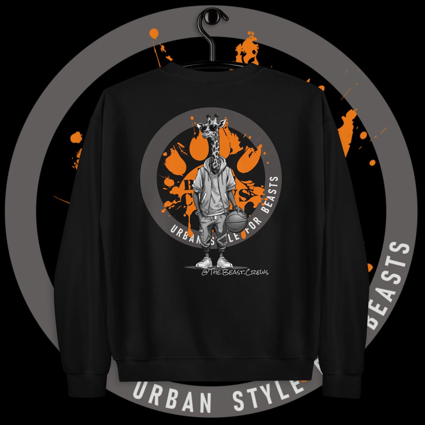 Giraffe One Color - Unisex Sweatshirt