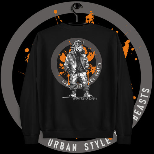 Zebra One Color - Unisex Sweatshirt