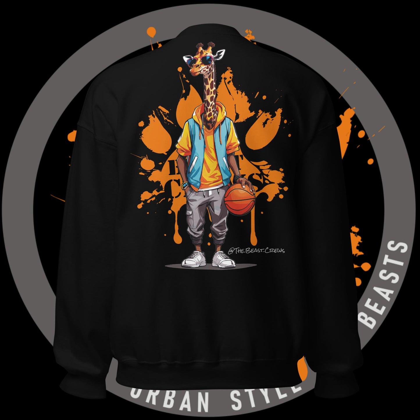 Giraffe Full Color - Unisex Sweatshirt