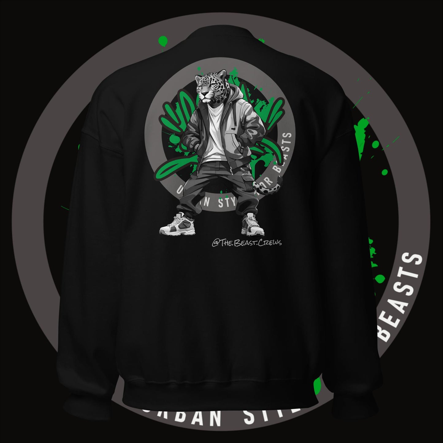 Jaguar Grayscale - Unisex Sweatshirt