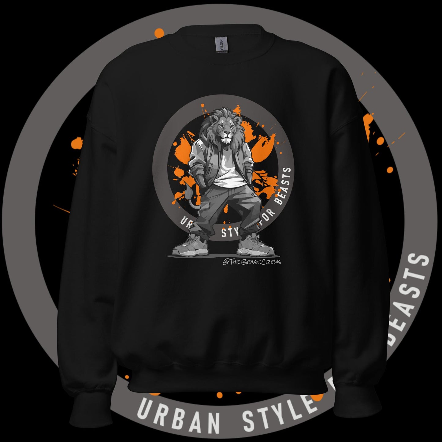 Lion Grayscale - Unisex Sweatshirt