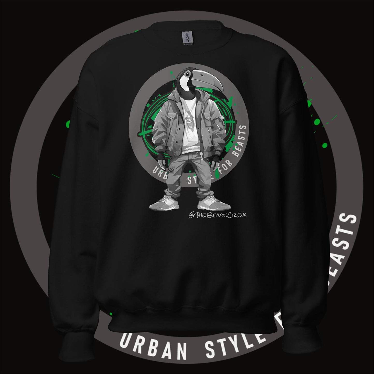 Toucan Grayscale - Unisex Sweatshirt