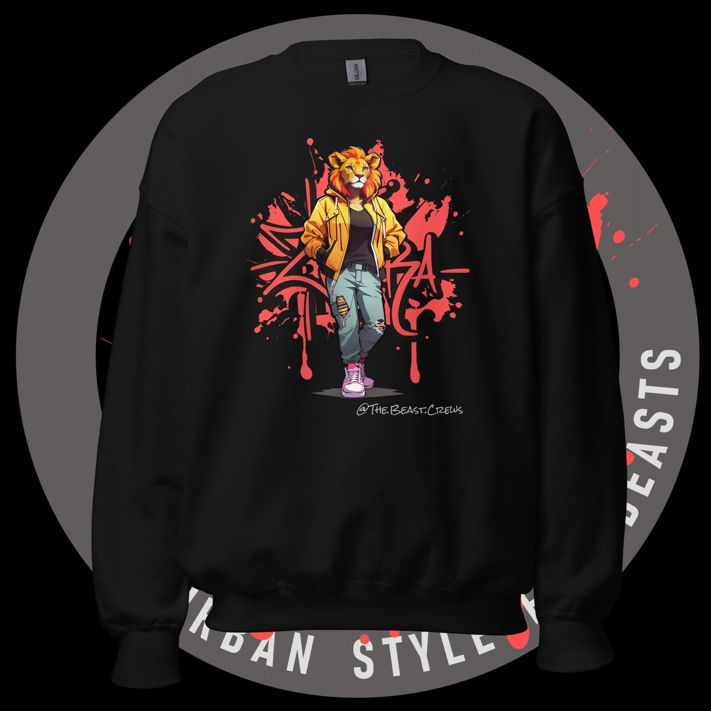 Liones Queen Full Color - Unisex Sweatshirt