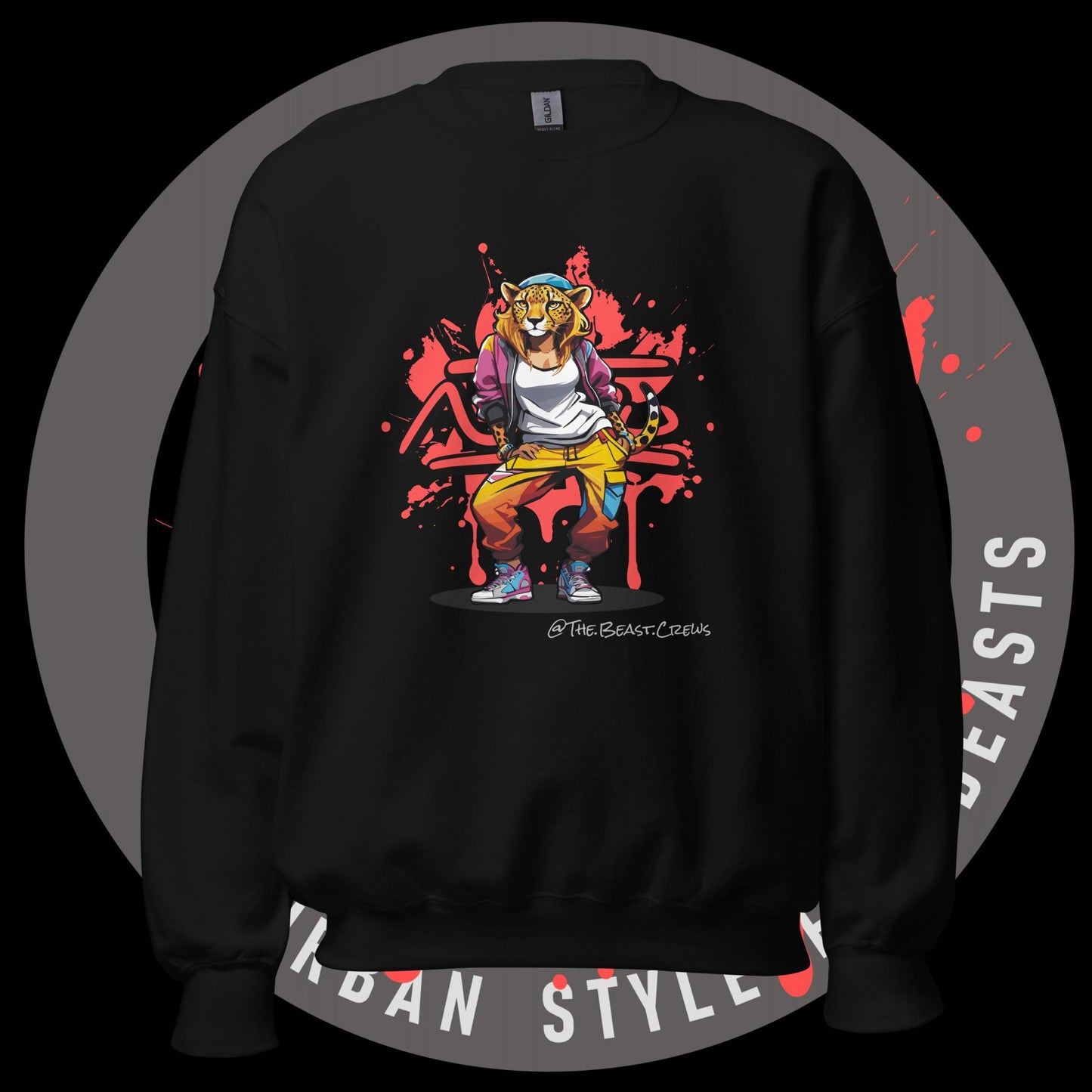 Cheetah Queen Full Color - Unisex Sweatshirt