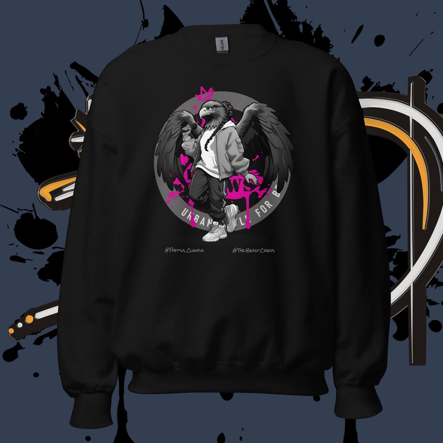 Poetisa Grayscale - Unisex Sweatshirt
