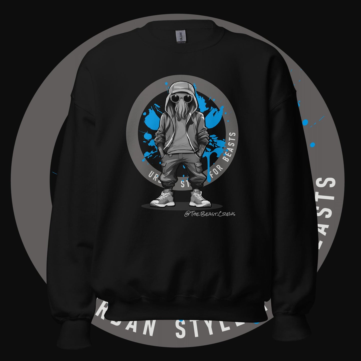 Octopus Grayscale - Unisex Sweatshirt