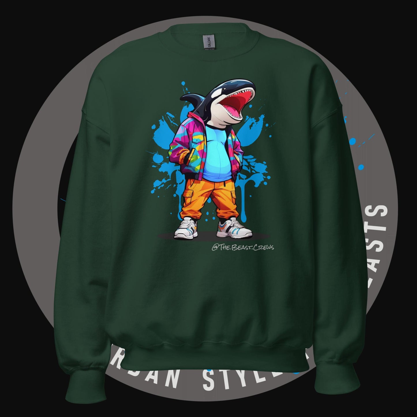 Killer Whale Color - Unisex Sweatshirt