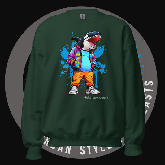 Killer Whale Color - Unisex Sweatshirt