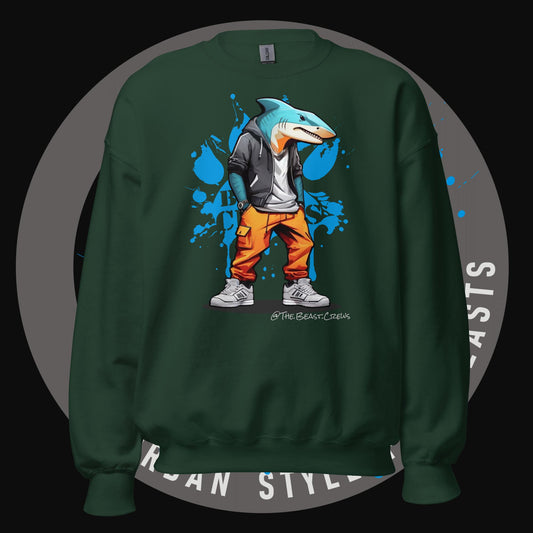 Tiger Shark Color - Unisex Sweatshirt