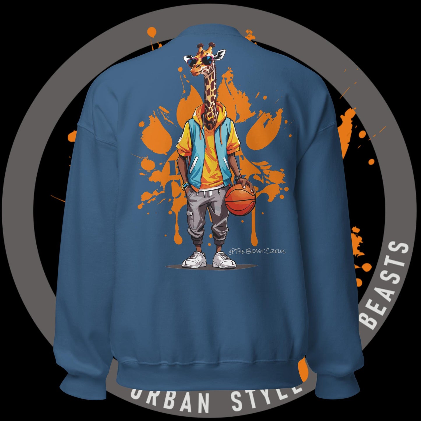 Giraffe Full Color - Unisex Sweatshirt