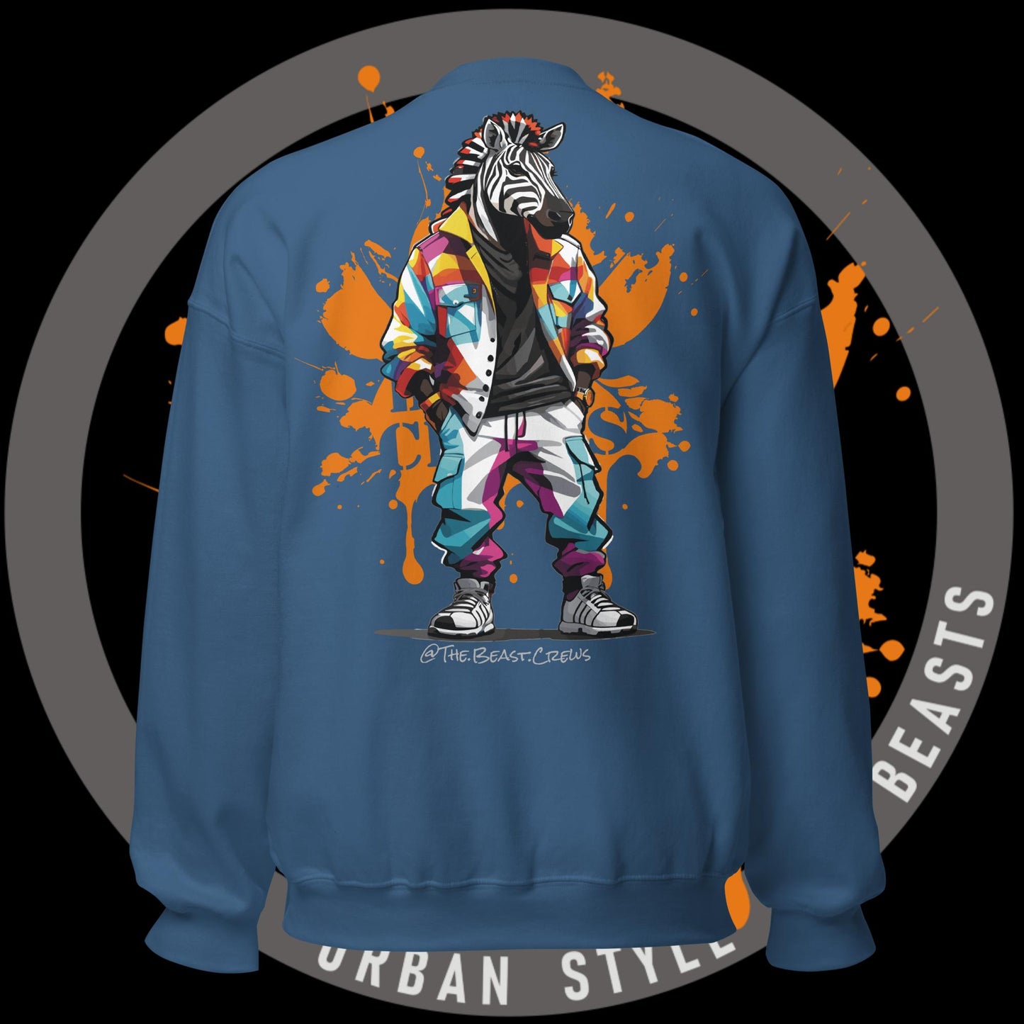 Zebra Full Color - Unisex Sweatshirt