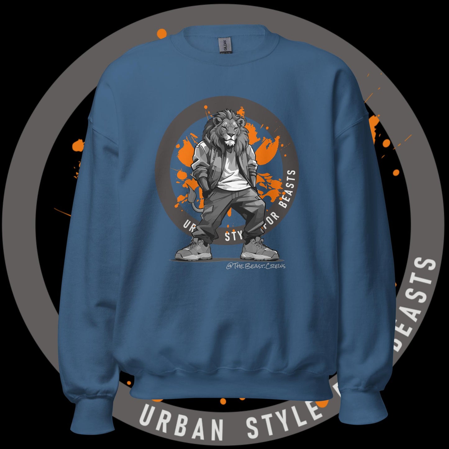 Lion Grayscale - Unisex Sweatshirt