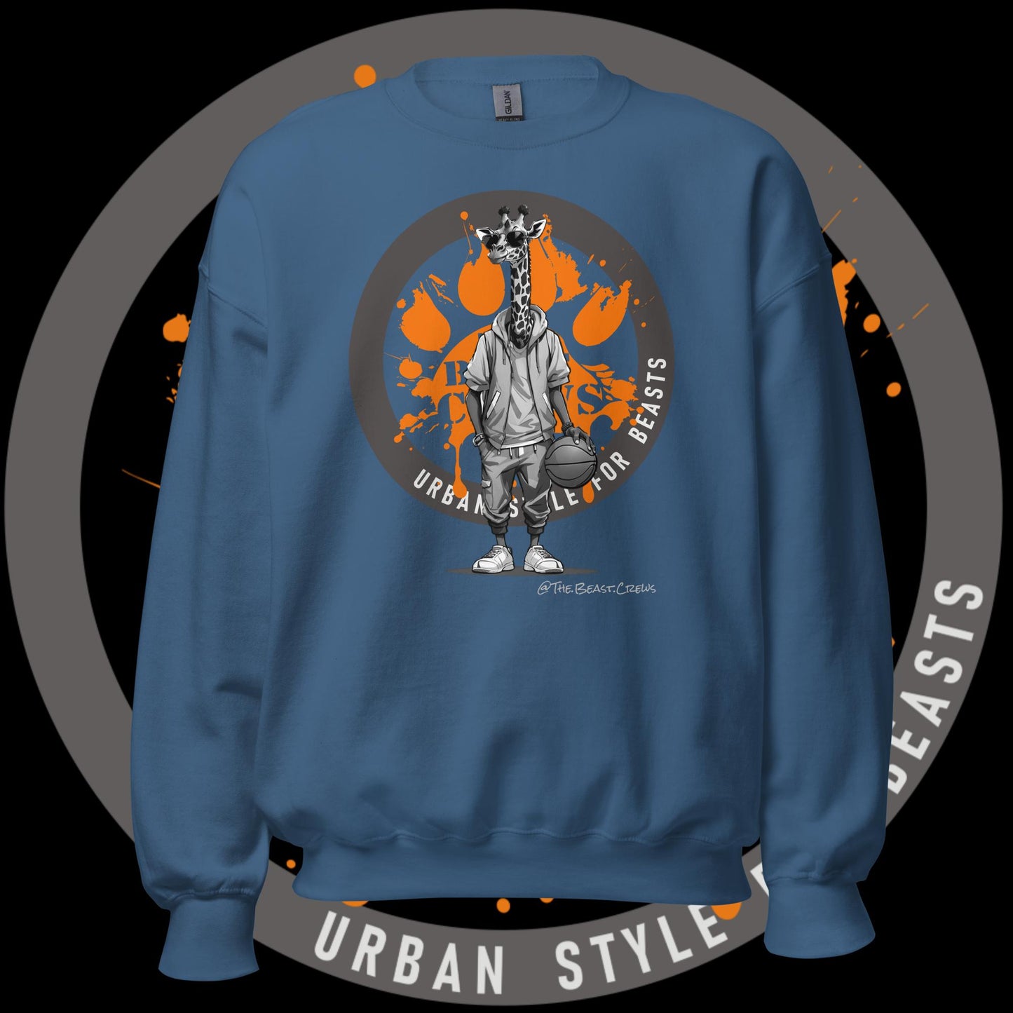 Giraffe Grayscale - Unisex Sweatshirt