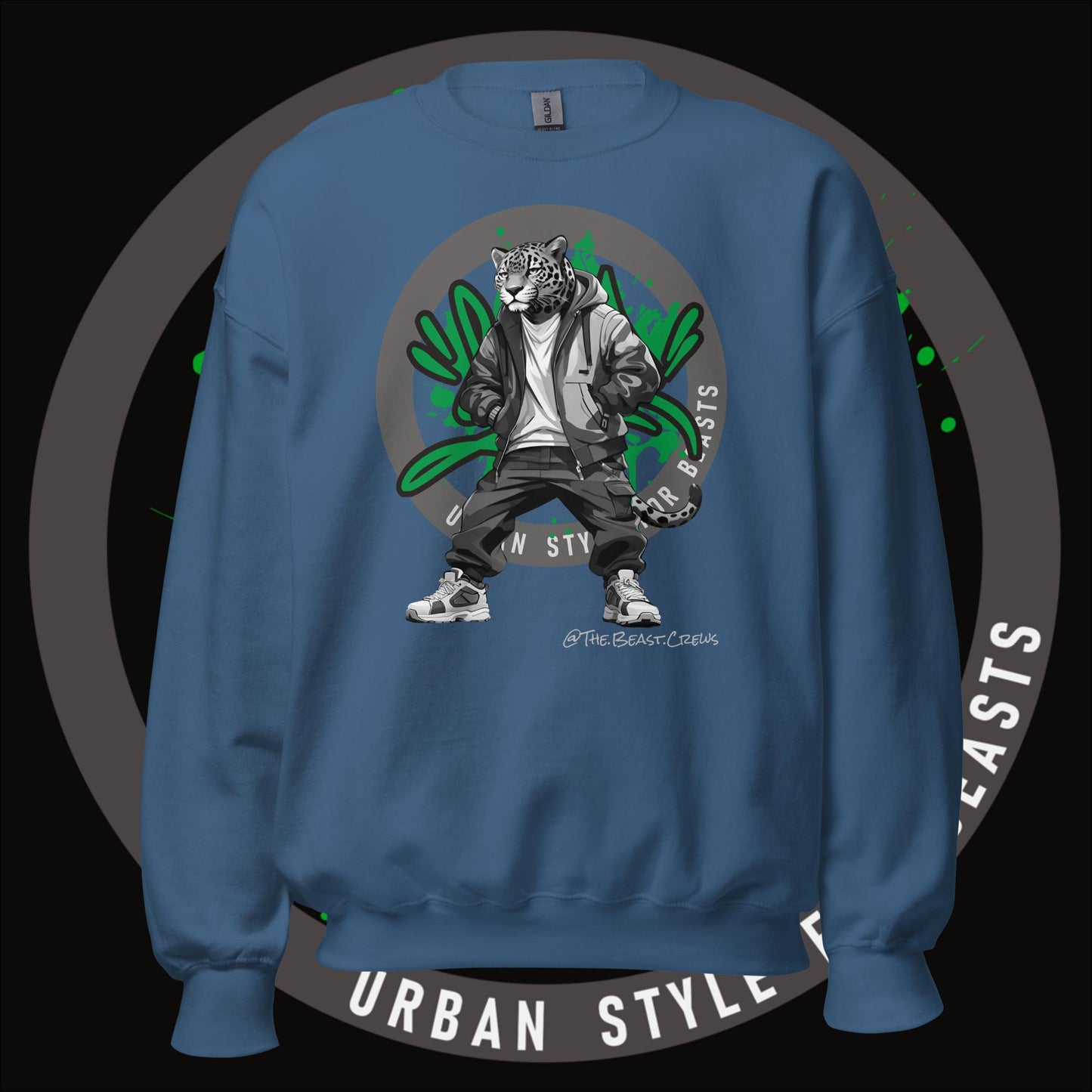 Jaguar Grayscale - Unisex Sweatshirt