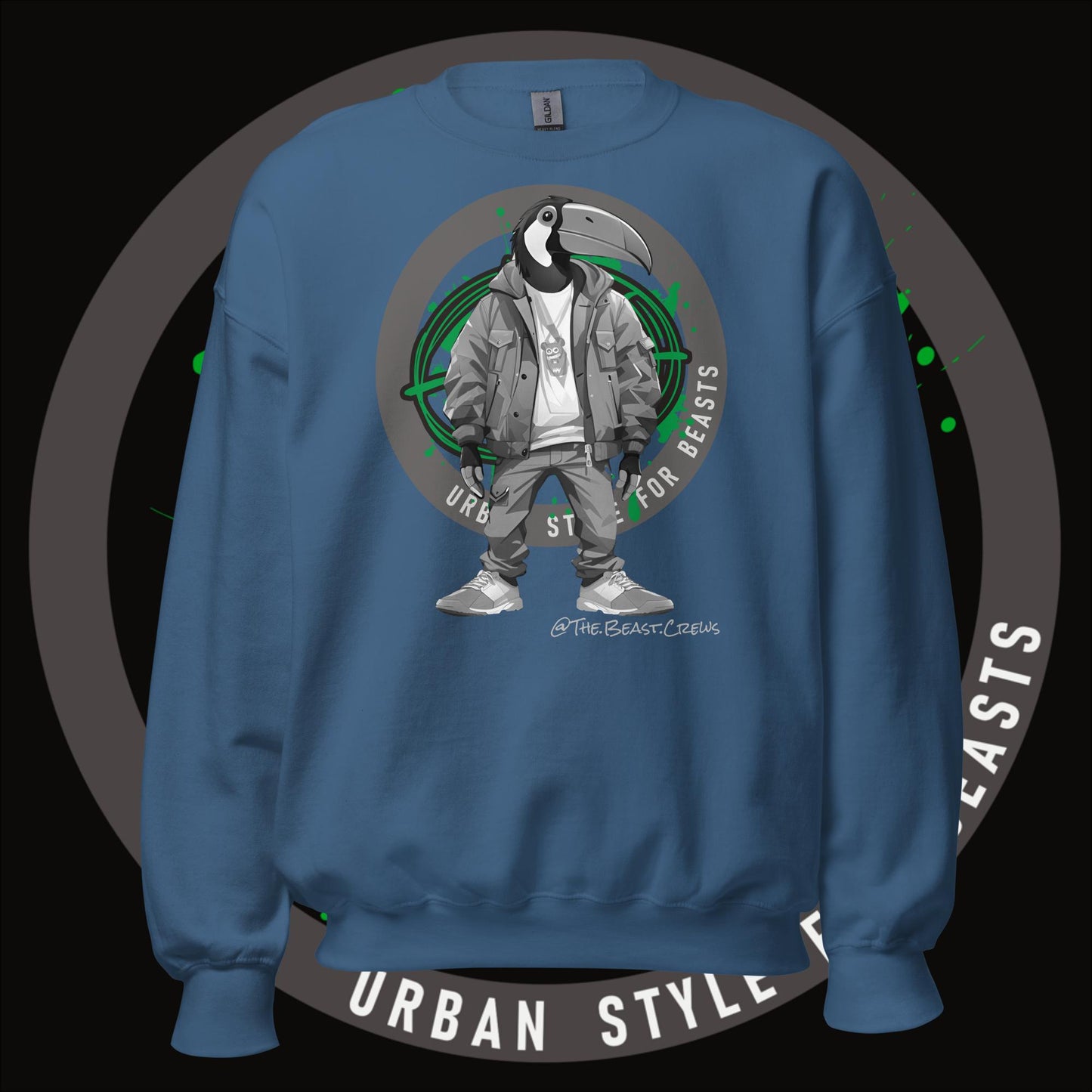 Toucan Grayscale - Unisex Sweatshirt