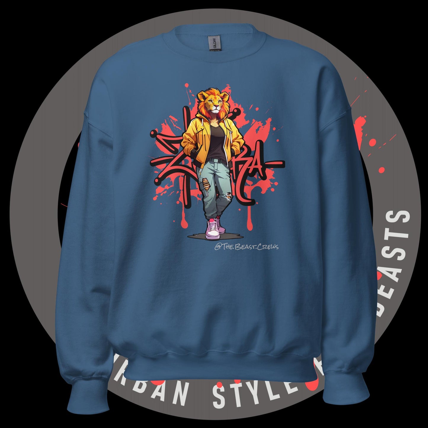 Liones Queen Full Color - Unisex Sweatshirt