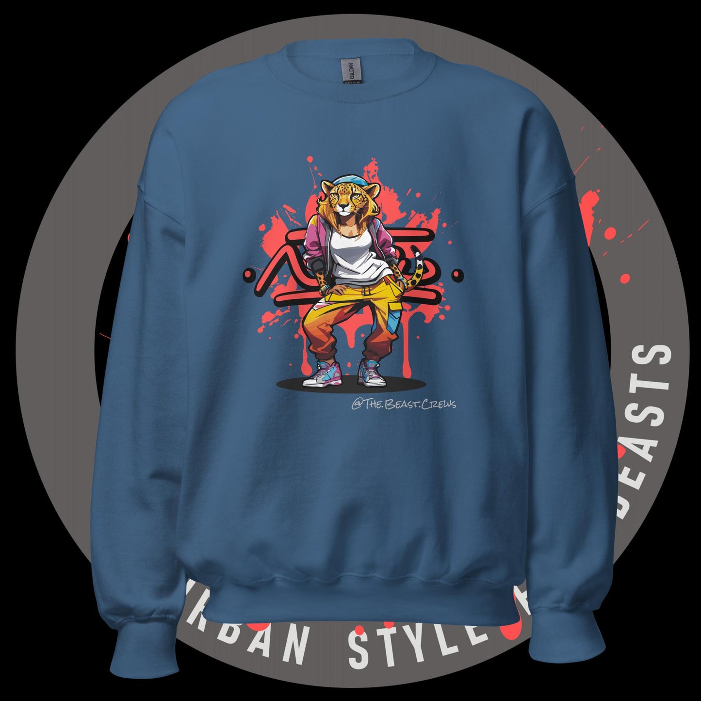 Cheetah Queen Full Color - Unisex Sweatshirt