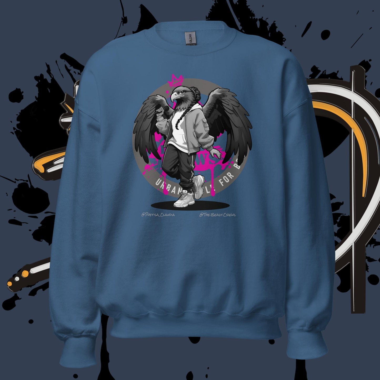 Poetisa Grayscale - Unisex Sweatshirt
