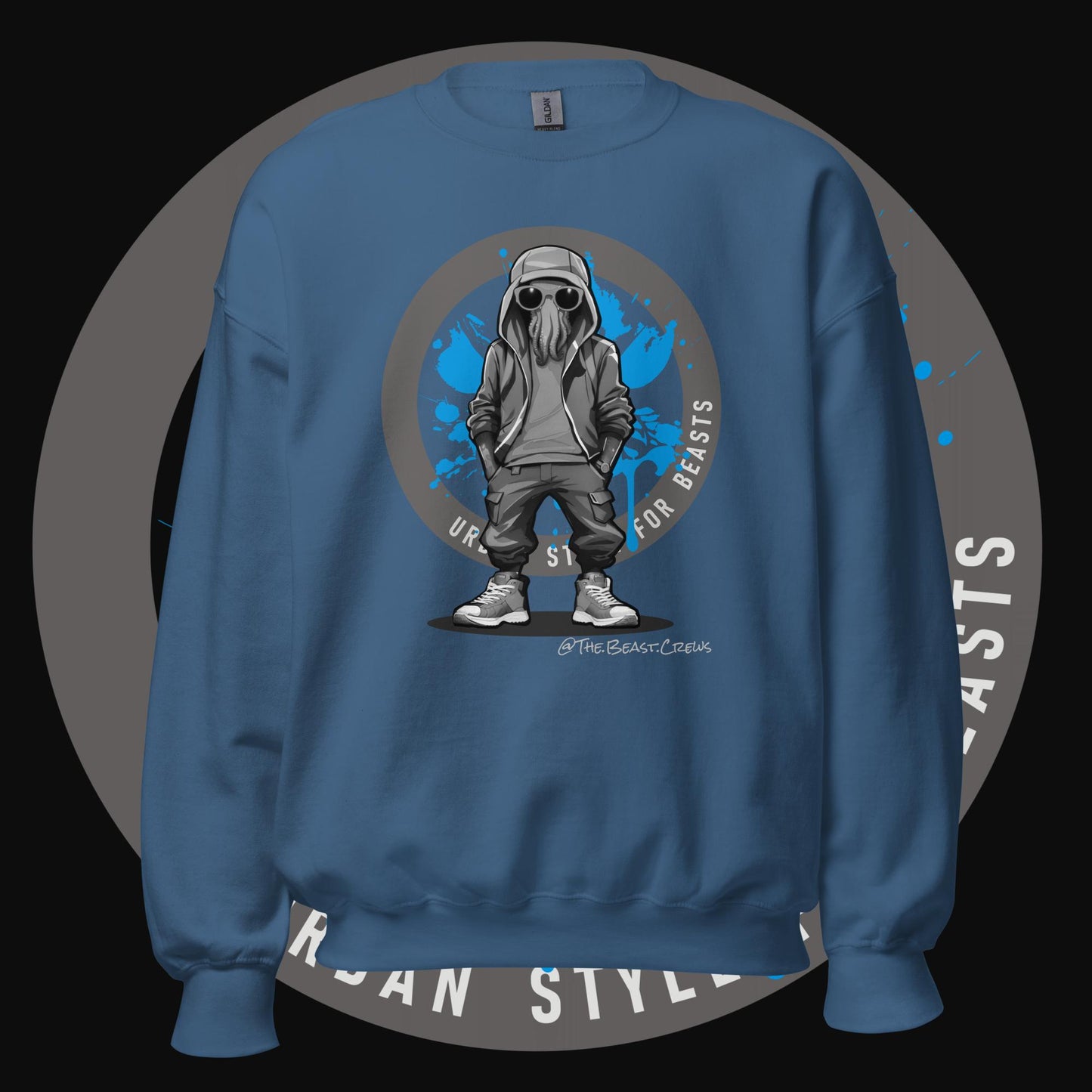 Octopus Grayscale - Unisex Sweatshirt