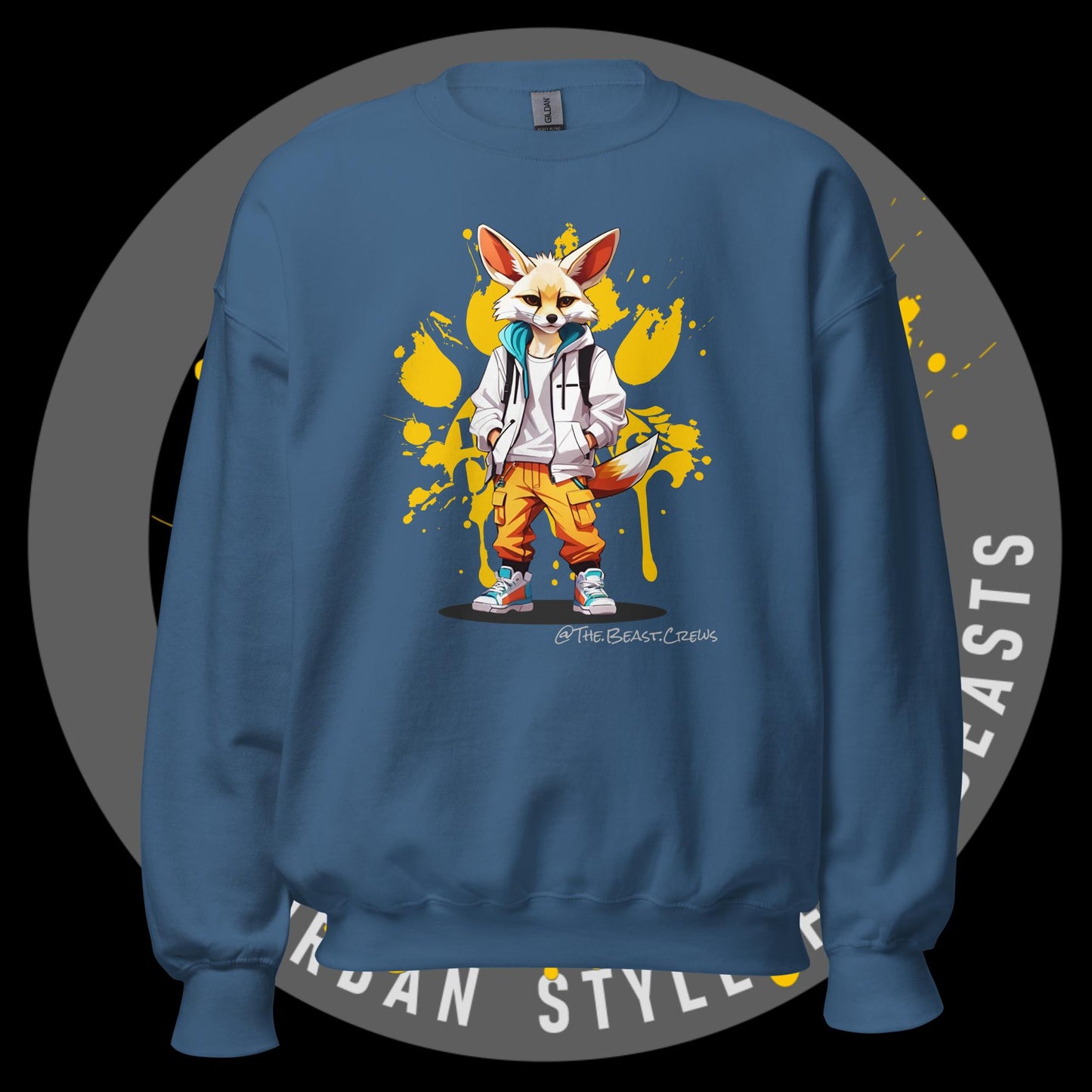 Unisex Sweatshirt - Fenec Fox