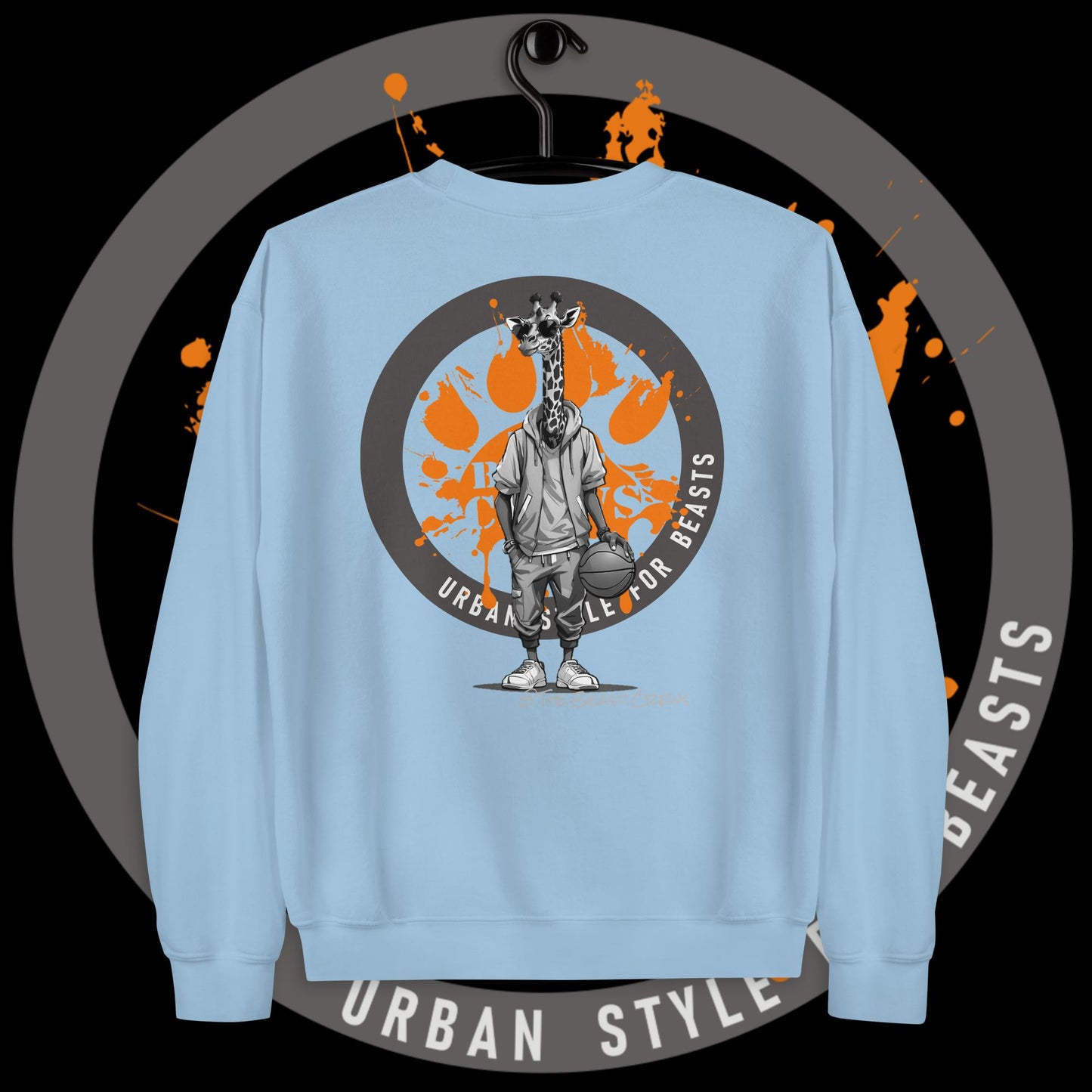 Giraffe One Color - Unisex Sweatshirt