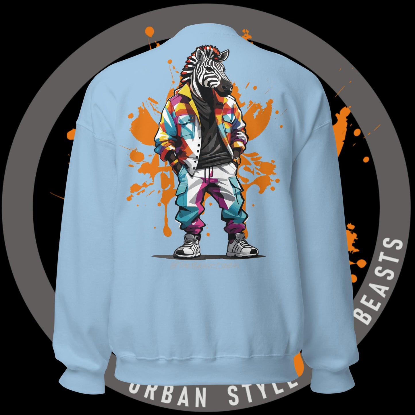 Zebra Full Color - Unisex Sweatshirt