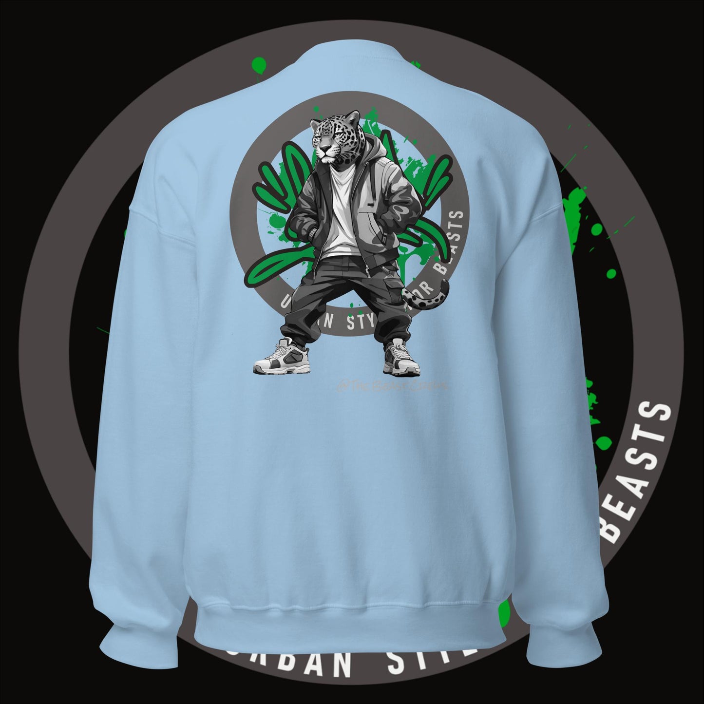 Jaguar Grayscale - Unisex Sweatshirt