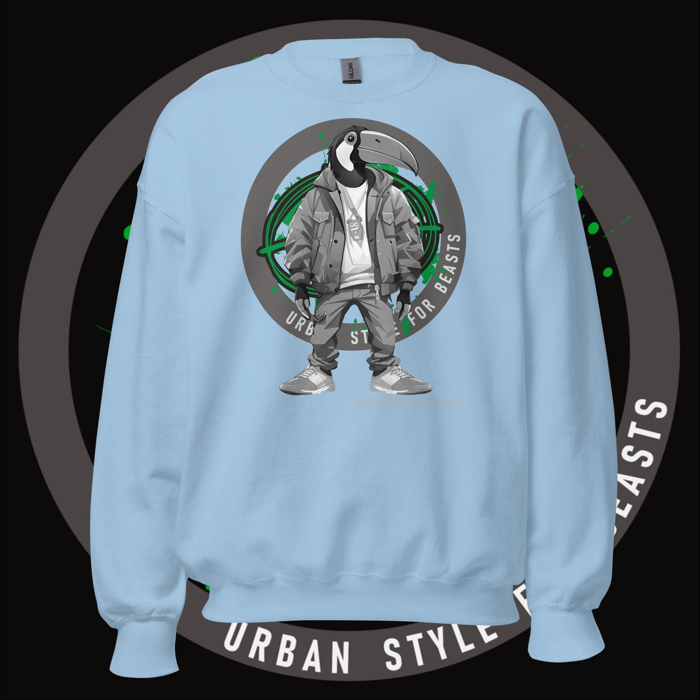 Toucan Grayscale - Unisex Sweatshirt