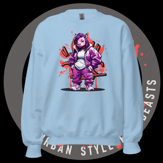 Rhino Queen Full Color - Unisex Sweatshirt