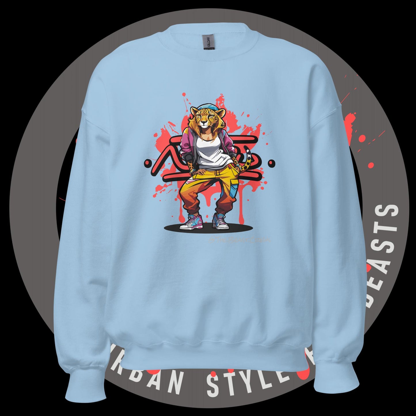 Cheetah Queen Full Color - Unisex Sweatshirt