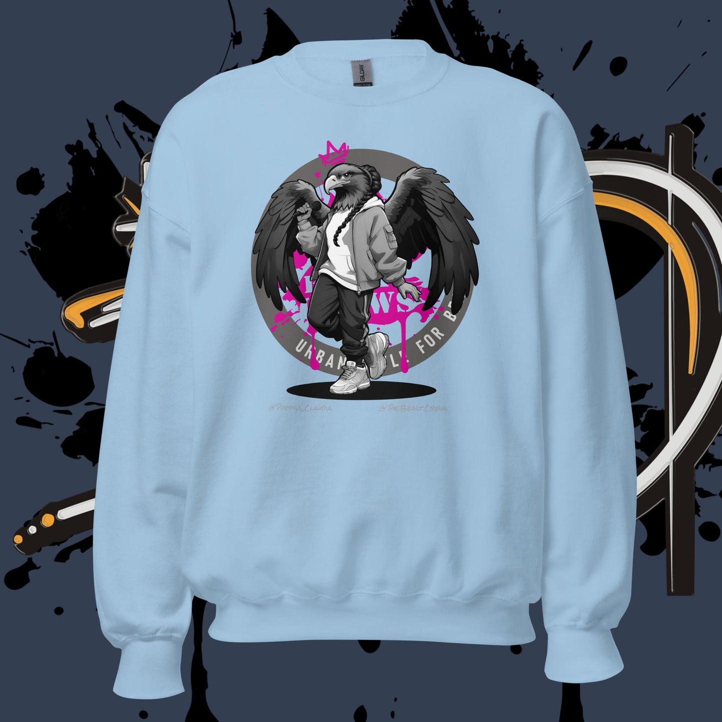 Poetisa Grayscale - Unisex Sweatshirt