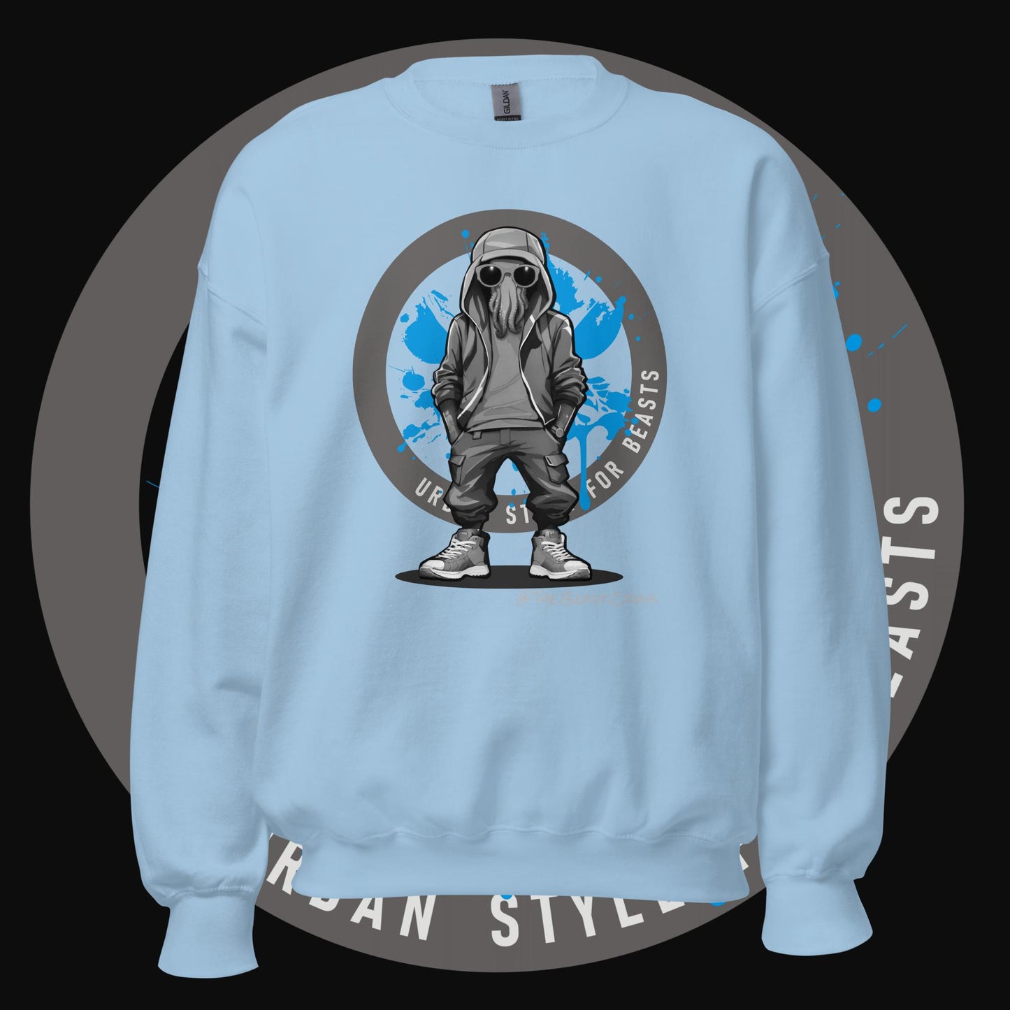 Octopus Grayscale - Unisex Sweatshirt