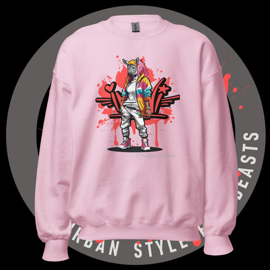 Zebra Queen full Color - Unisex Sweatshirt
