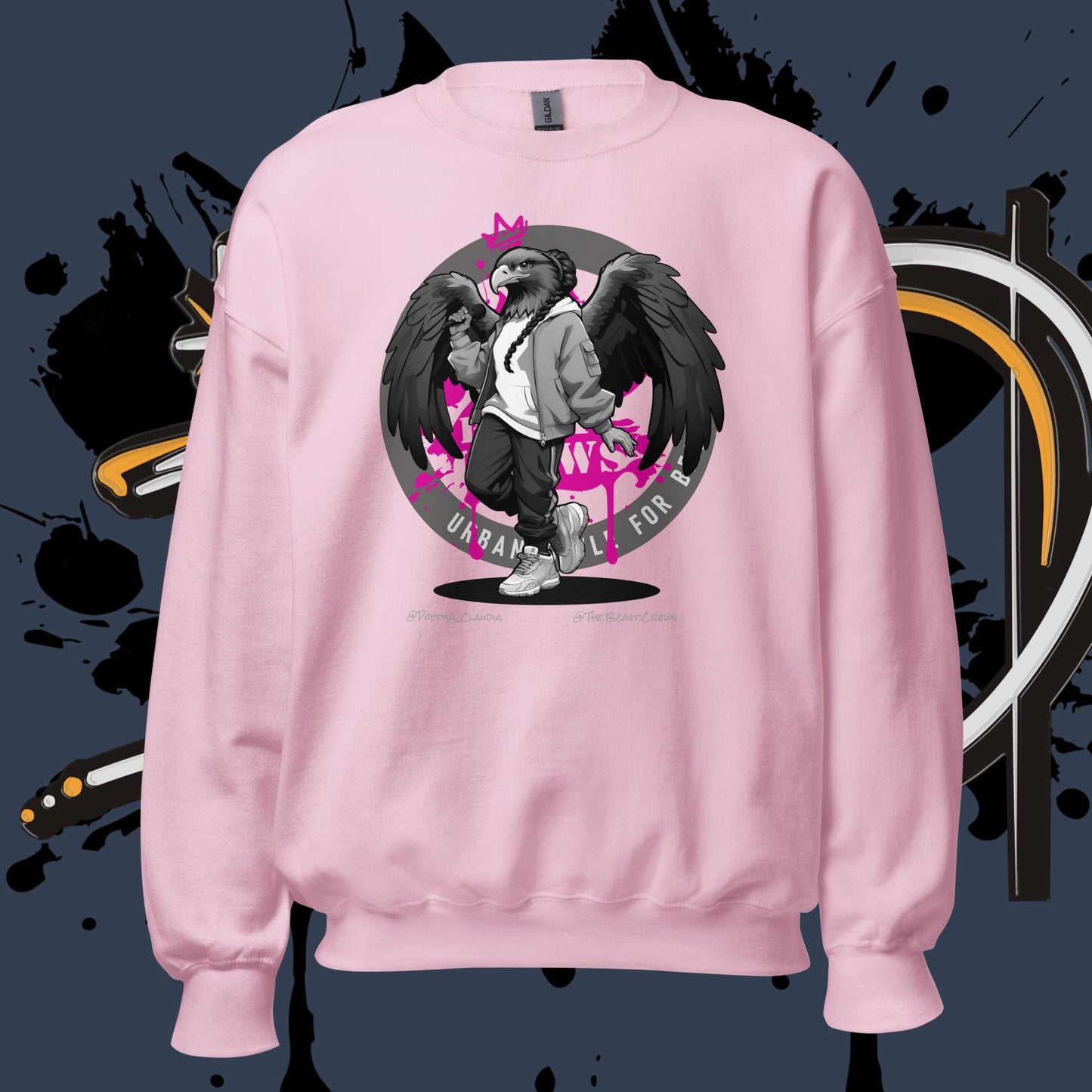 Poetisa Grayscale - Unisex Sweatshirt