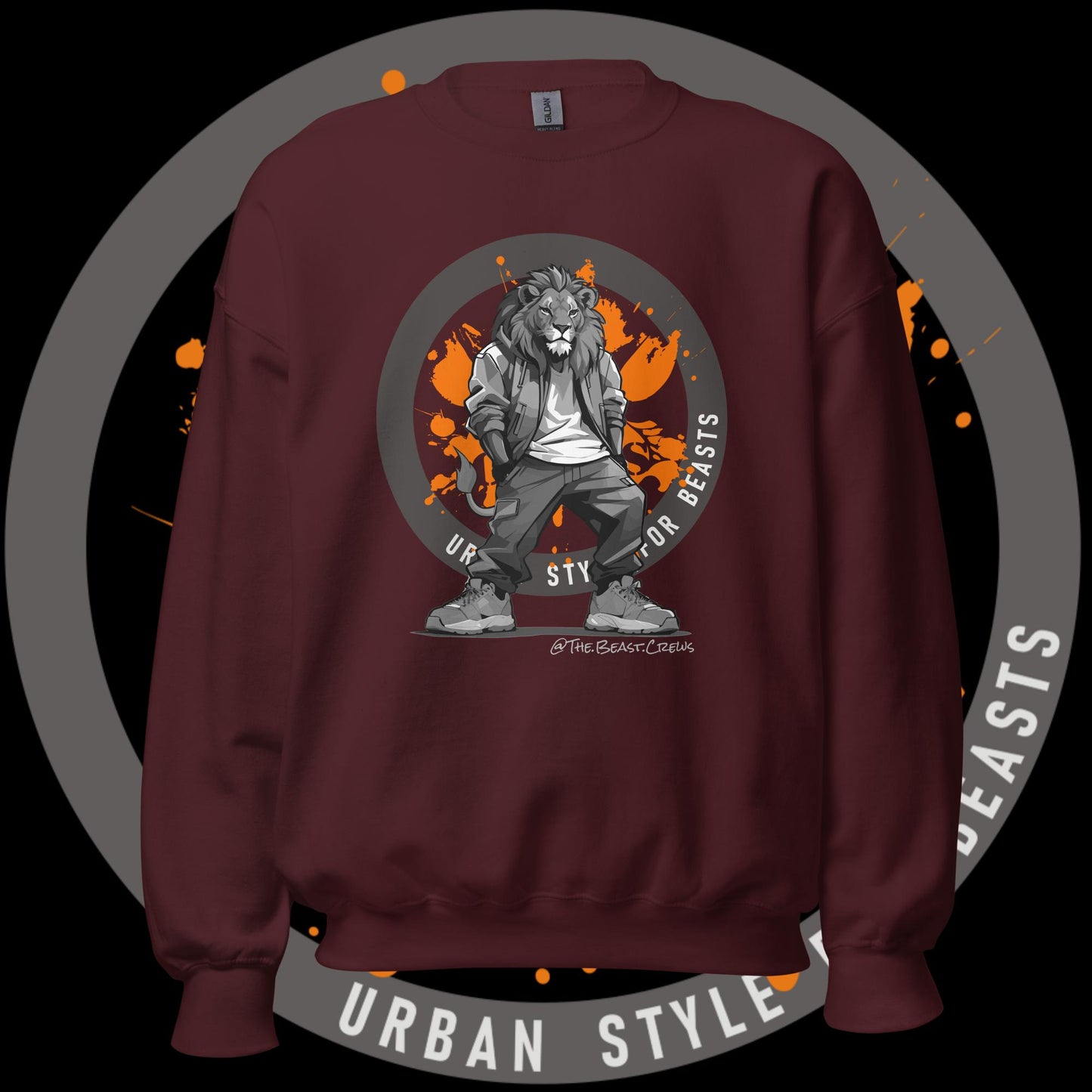 Lion Grayscale - Unisex Sweatshirt