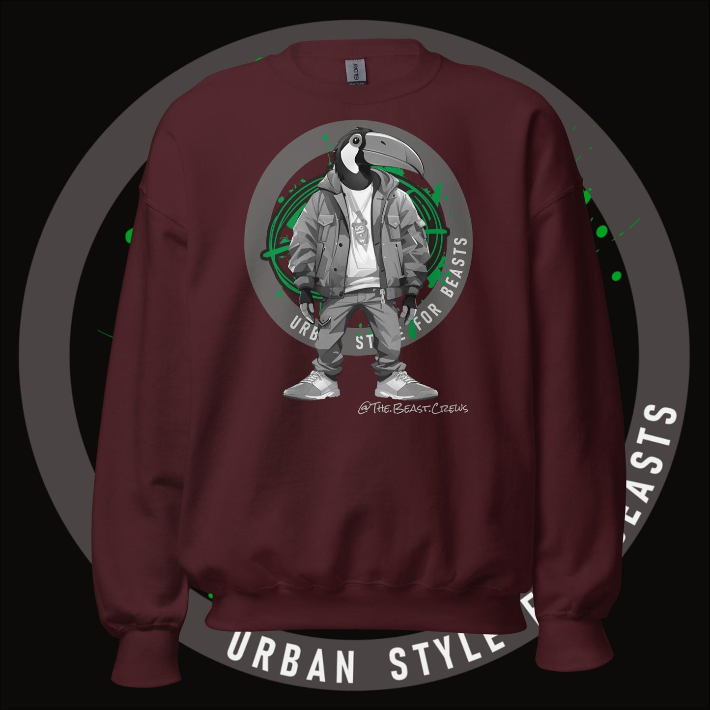 Toucan Grayscale - Unisex Sweatshirt