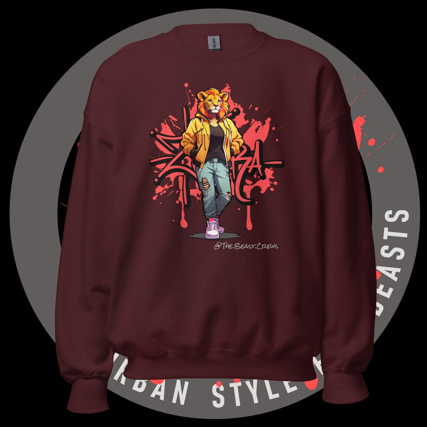 Liones Queen Full Color - Unisex Sweatshirt