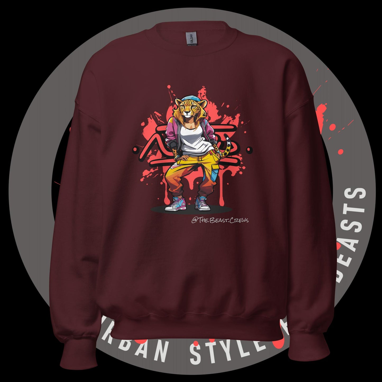 Cheetah Queen Full Color - Unisex Sweatshirt