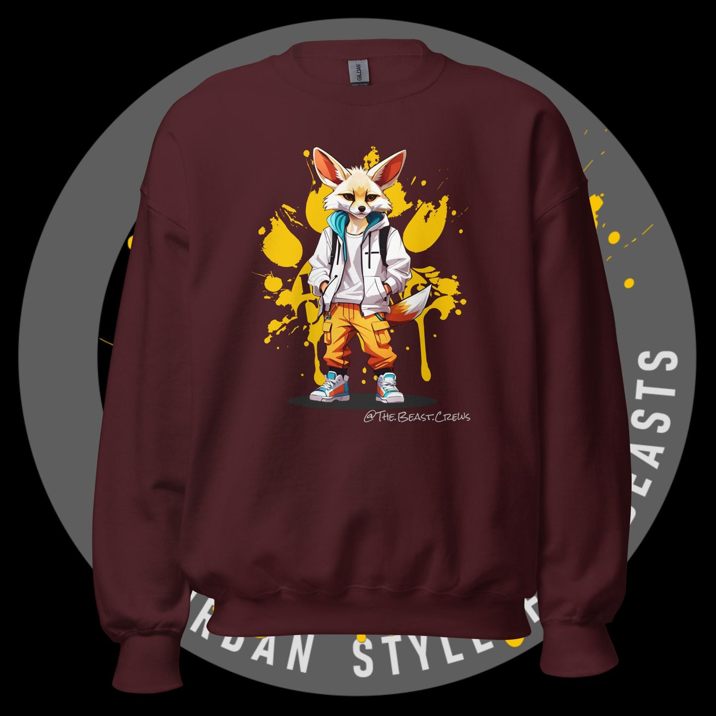 Unisex Sweatshirt - Fenec Fox